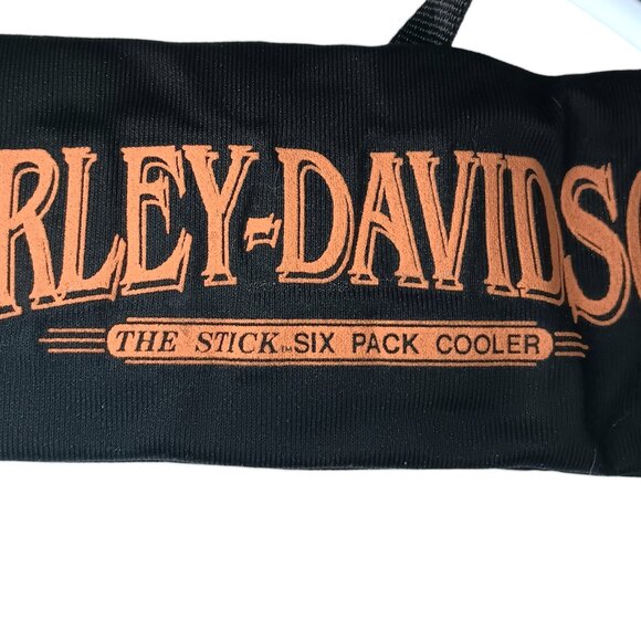 Harley Davidson Six Pack Sling Cooler The Stick With Zippper And Strap 28" X 5" - Picture 6 of 10